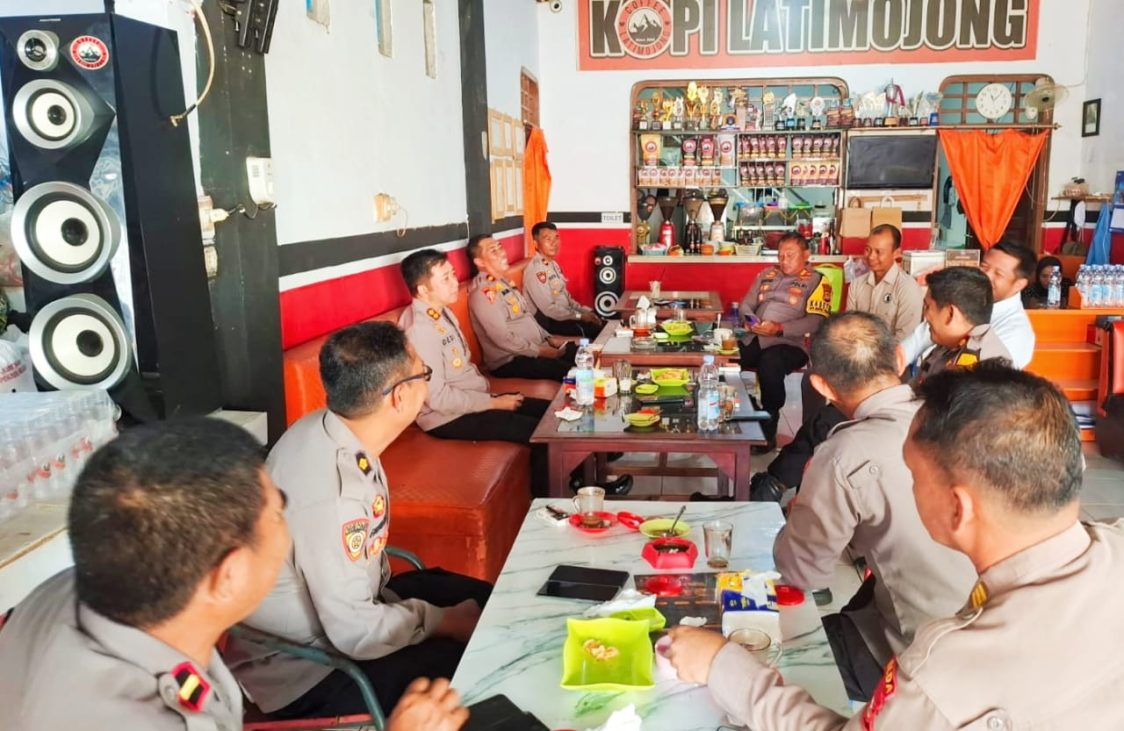 Kapolres Enrekang Gelar Coffee Morning PJU dan Perwira