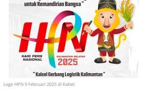 Logo HPN 2025 Banjarmasin Kalsel