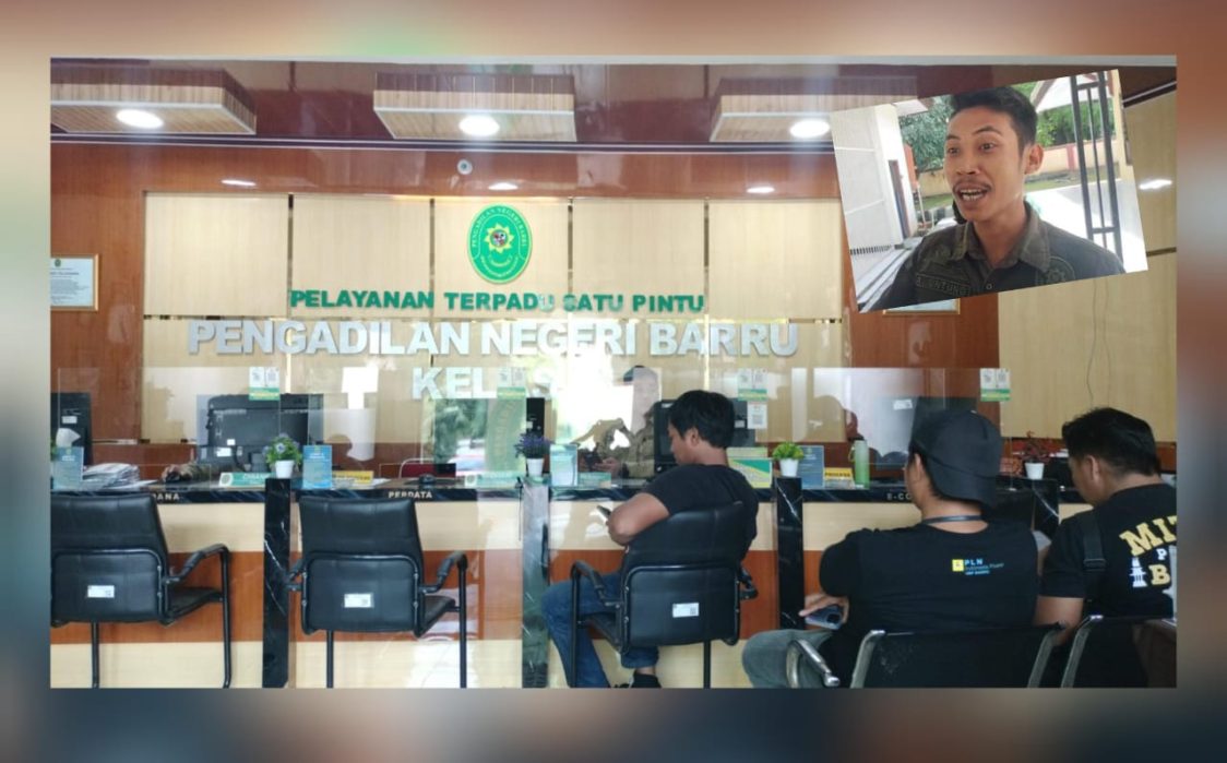 Staf PN Barru Arogan, Wartawan INews.id dan Matajurnalis