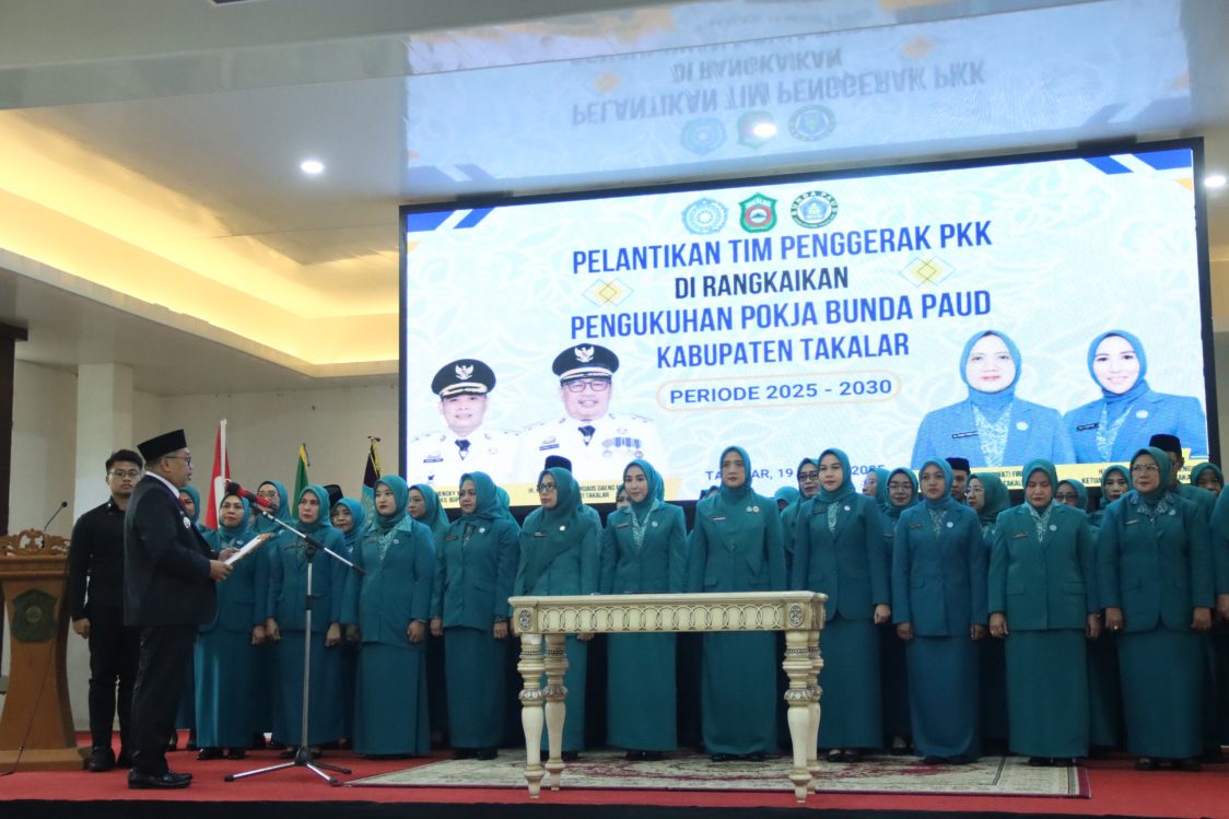 Bupati Takalar Lantik Ketua dan Pengurus TP. PKK Periode 2025-2030