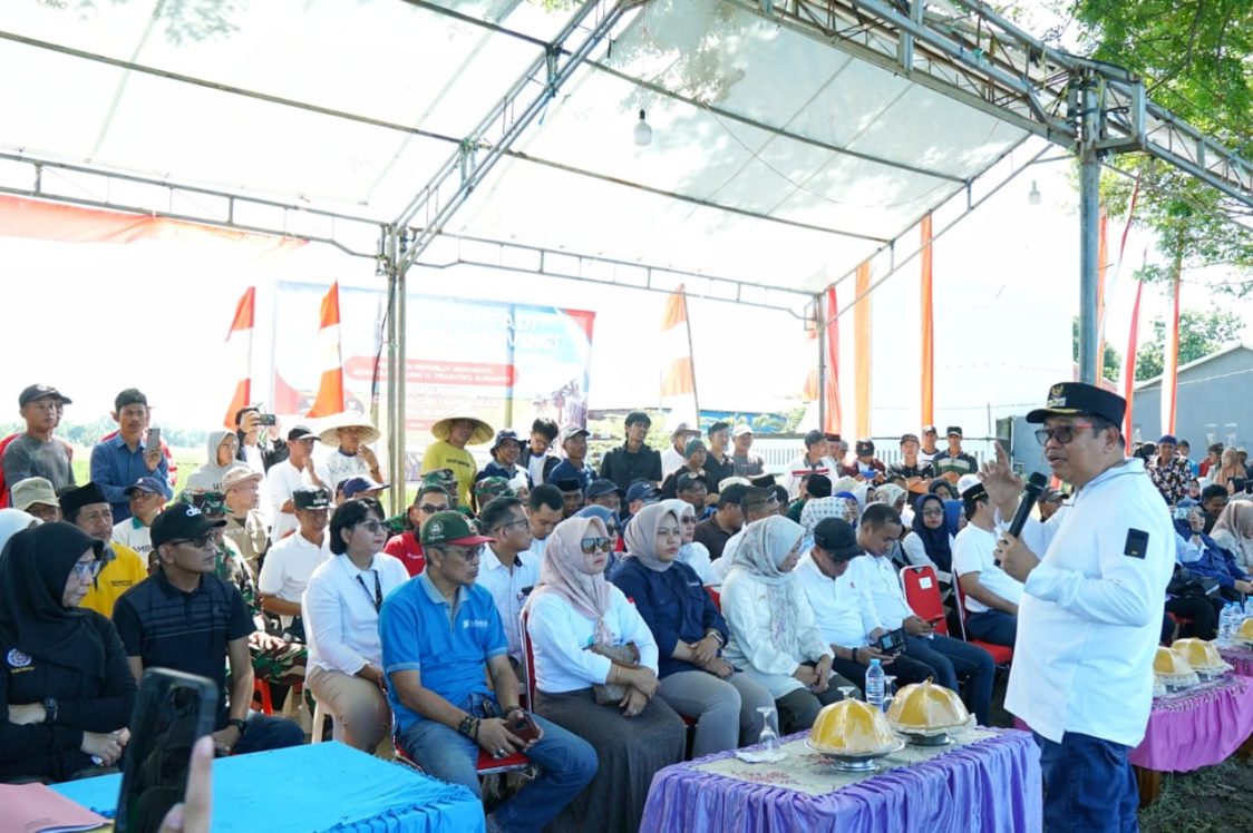 Bupati Takalar Vicon Panen Raya Padi Bersama Presiden Prabowo