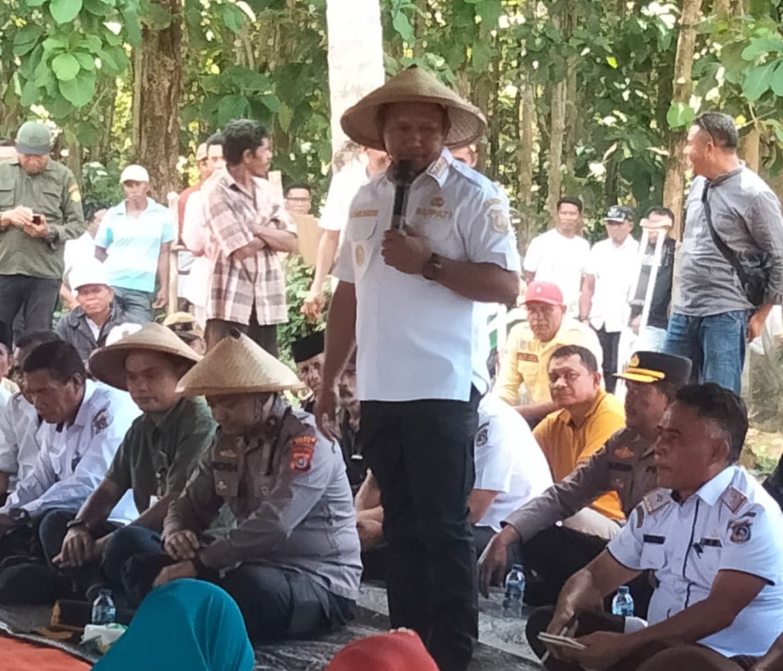 Bupati Mubar Turun Langsung Sosialisasikan Penanaman Jagung di Wadaga