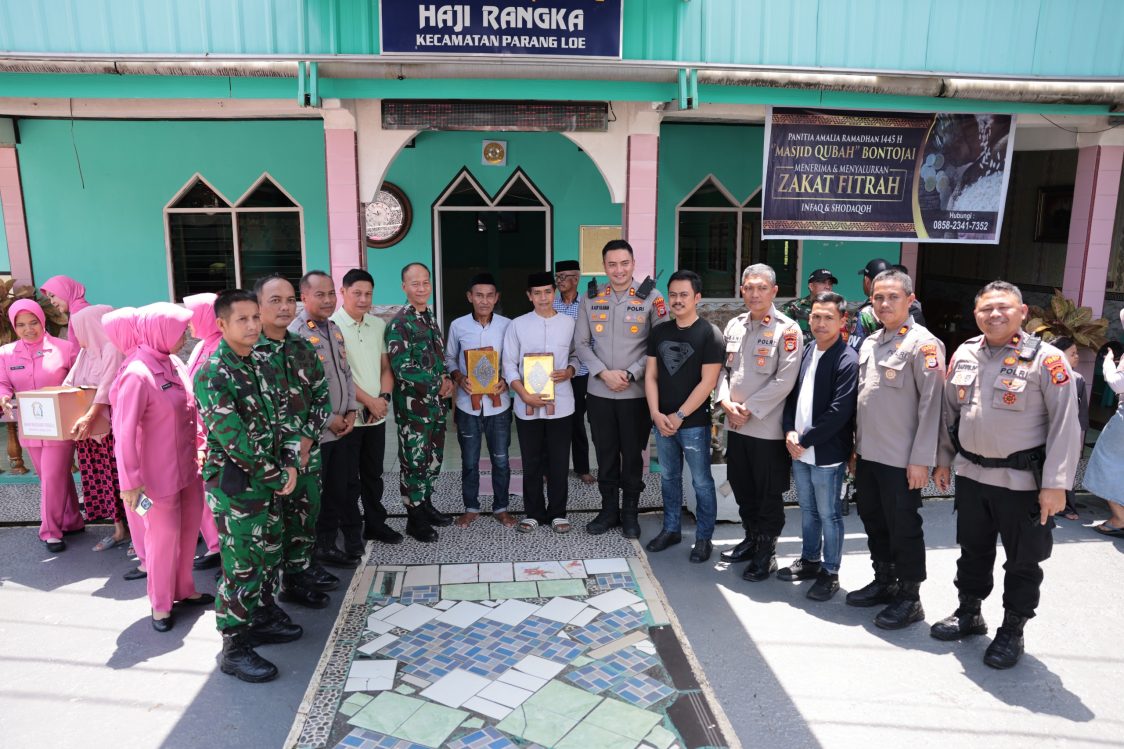 Sinergi TNI-Polri, Kapolres Gowa dan Kasdim 1409 Gelar Touring Kamtibmas