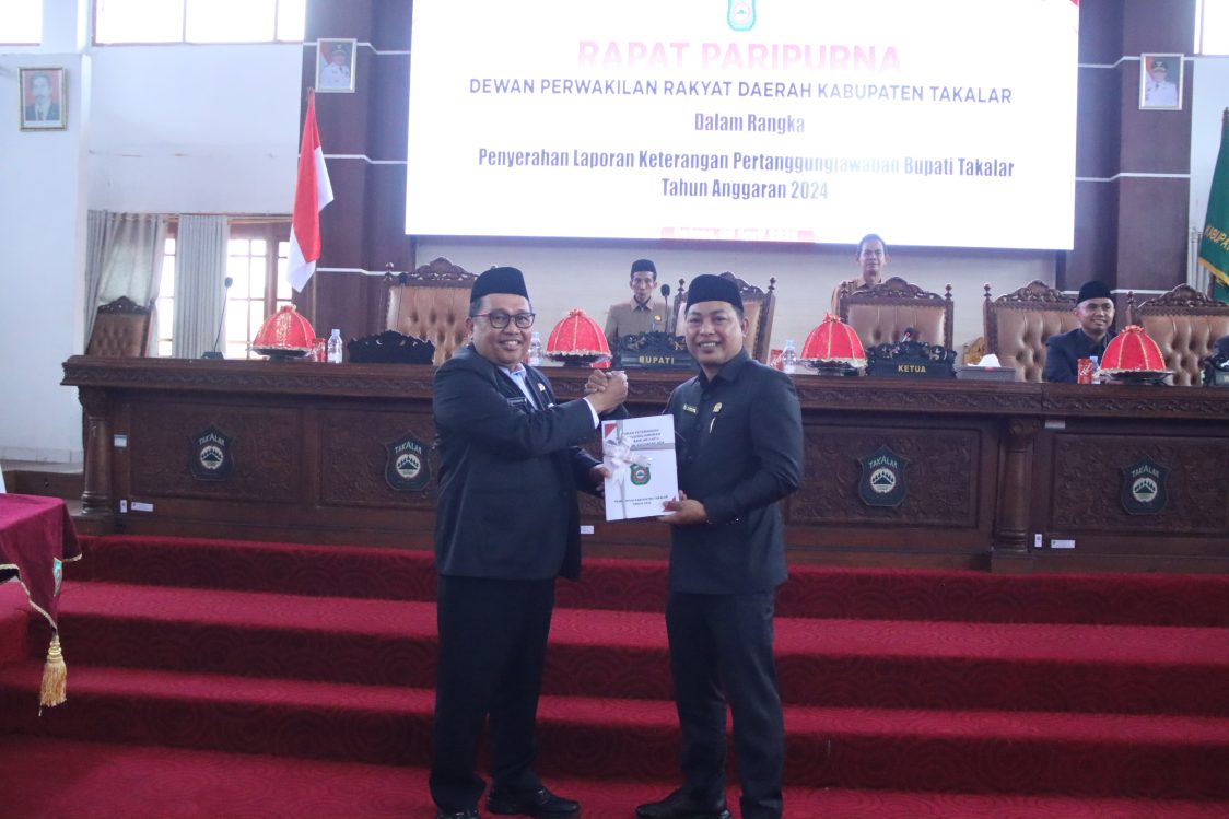 Bupati Takalar Serahkan LKPJ 2024 ke DPRD: IPM dan Pertumbuhan Ekonomi Naik