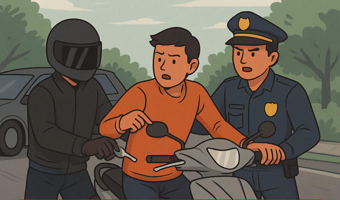 Modus Baru Berkedok Debt Collector dan Polisi Rampas Motor Dijalan