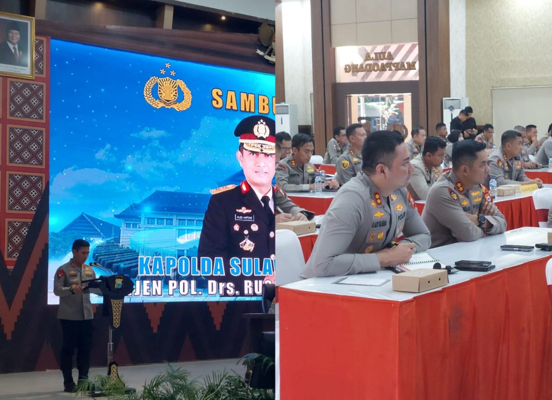 Kapolres Gowa Hadiri Taklimat Audit Kinerja Itwasda Polda Sulsel Tahun 2025