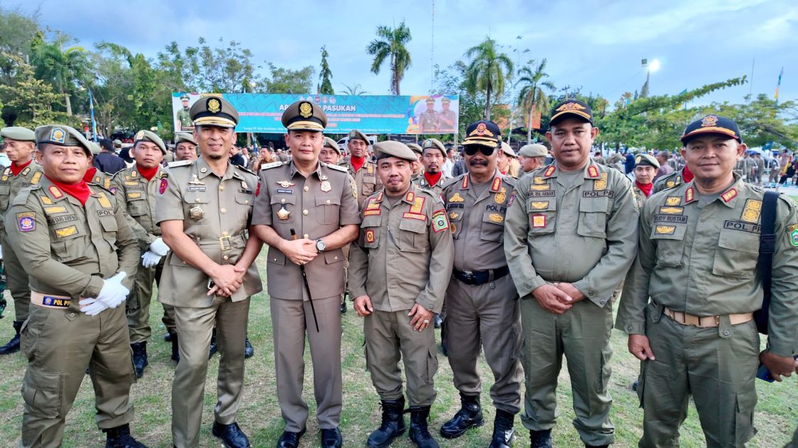 Wabup Takalar H. Hengky Yasin Hadiri Apel Satpol PP Sulsel di Wajo