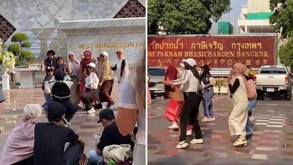 Viral! Joget TikTok di Kuil Suci Bangkok, Wisatawan Indonesia Picu Kecaman