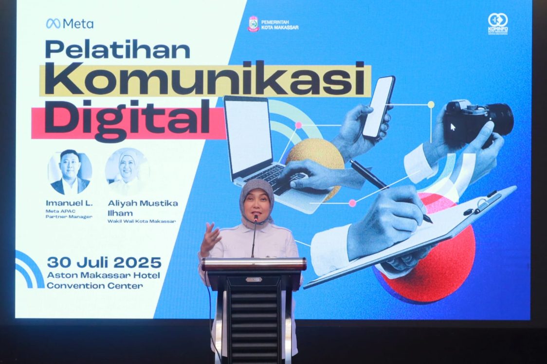 Wawali Buka Pelatihan Komunikasi Digital Bersama Meta APAC di Makassar