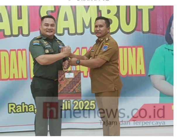 Bupati Muna Barat Hadiri Pisah Sambut Dandim 1416 Muna